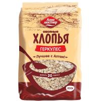 Геркулес Хлопья Овсяные Агромастер 800гр