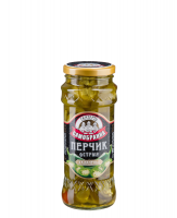 Перец Халапеньо ЗЕЛЕНЫЙ рез СКАТЕРТЬ САМОБРАНКА 370мл/350гр ст/б