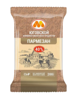 Сыр Пармезан 38-45% 200гр ЮКМП БЗМЖ