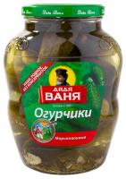 Огурцы Дядя Ваня маринован 1800гр ст/б ГОСТ Р52477-2005 