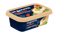 Сыр Экомилк СЛИВОЧНЫЙ плавленный 55% 180гр ванна