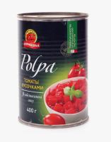 Томаты Помидорка КУСОЧКАМИ В Собст Соку 425мл/400гр ж/б с кл