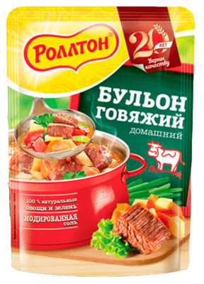 Бульон РОЛЛТОН Говяжий 90гр
