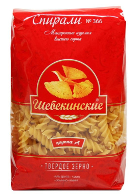 Макароны Шебекинские Спираль № 366 450гр