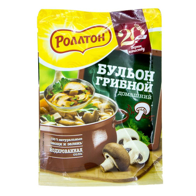 Бульон РОЛЛТОН Грибной 90гр