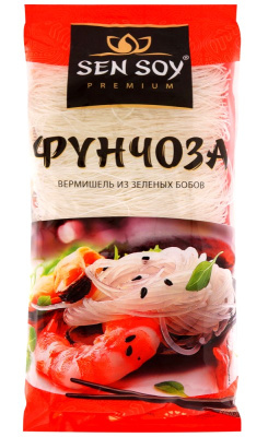 Фунчоза Sen Soy вермишель из зеленых бобов 200гр 