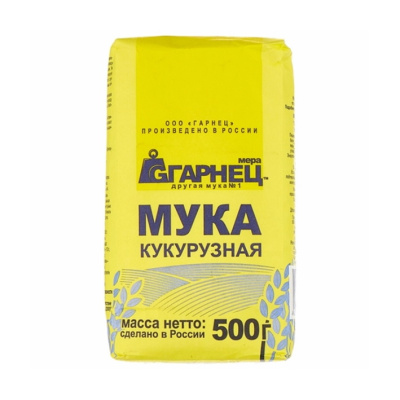 Мука Гарнец Кукурузная ТУ 500гр
