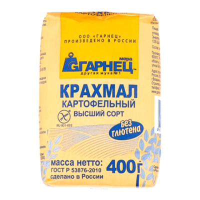 Крахмал Картофельный Гарнец 400гр