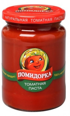 Паста Томатная ПОМИДОРКА 25-28% 720мл/700гр ст/б ГОСТ